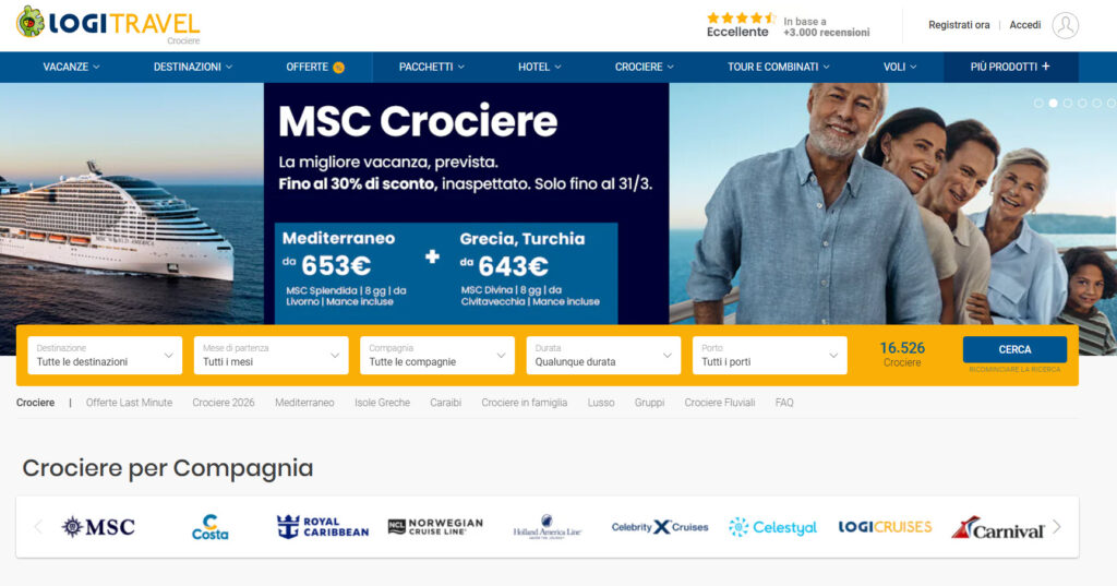 Come trovare crociere scontate