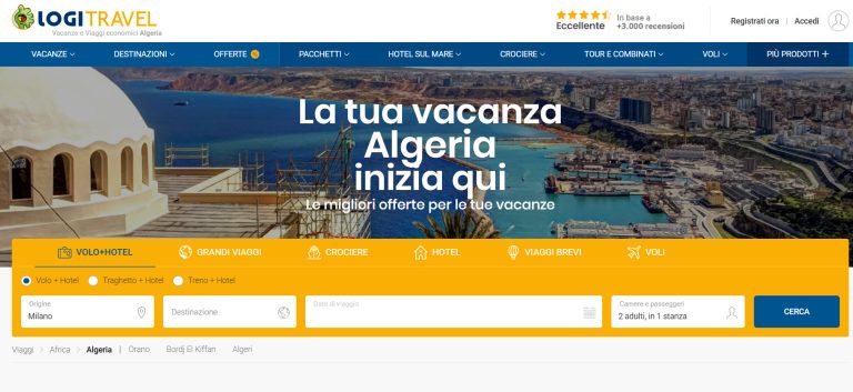 offerti di viaggi Algeria Gennaio