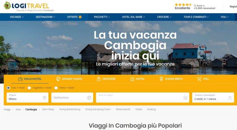 offerti di viaggi Cambogia Gennaio