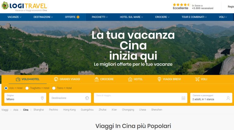 offerti di viaggi Cina Dicembre