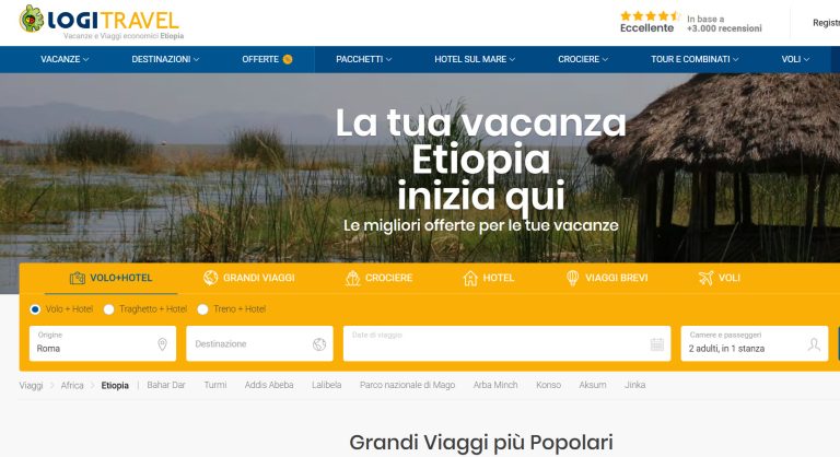 offerti di viaggi Etiopia Luglio