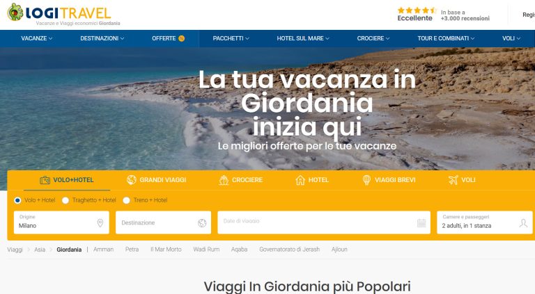 offerti di viaggi Giordania Luglio