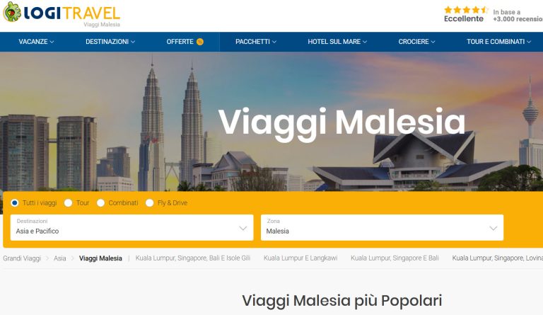offerti di viaggi Malesia Febbraio