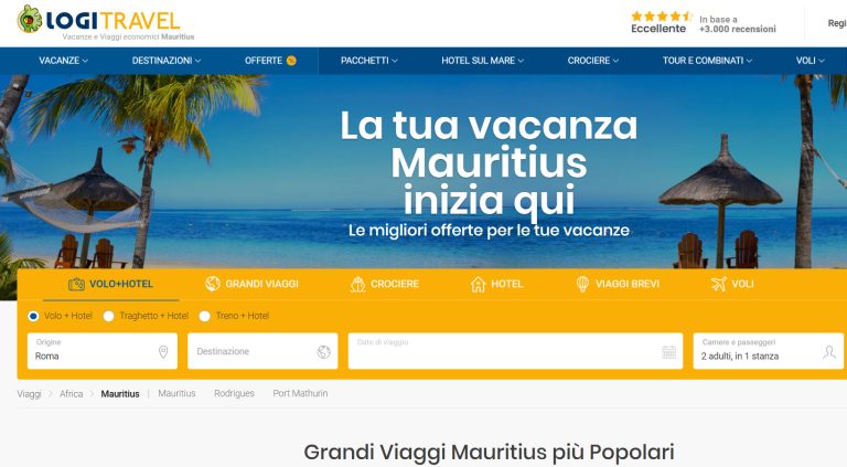 offerti di viaggi Mauritius Dicembre