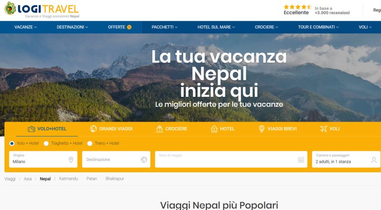 offerti di viaggi Nepal Gennaio