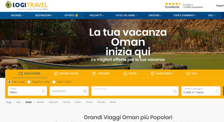 offerti di viaggi Oman Aprile