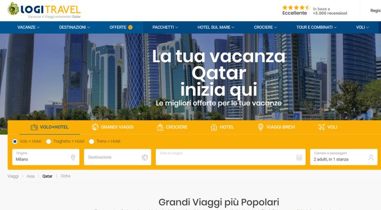 offerti di viaggi Qatar Febbraio