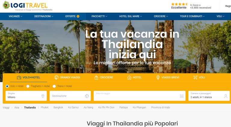 offerti di viaggi Thailandia Marzo