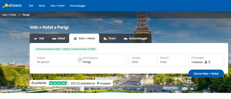 Volo Hotel a Parigi
