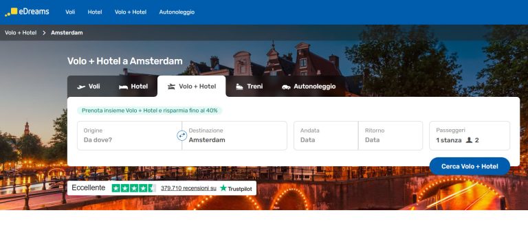 Volo Hotel Natale Amsterdam