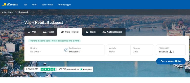 Volo Hotel Natale Budapest