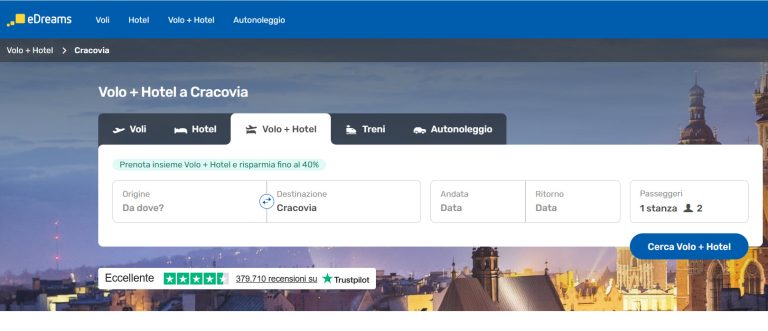 Volo Hotel Natale Cracovia