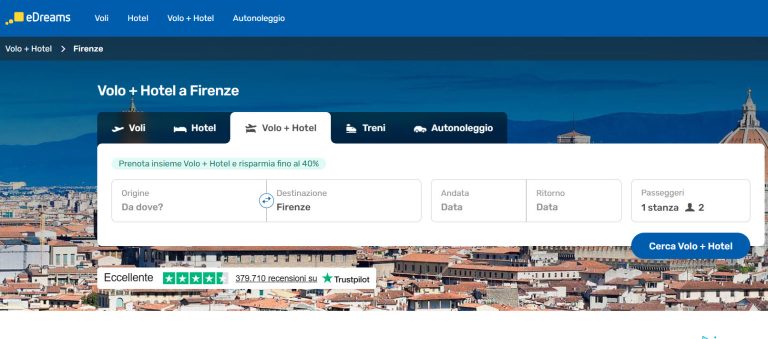 Volo Hotel Natale Firenze