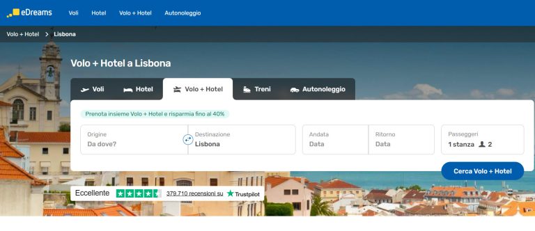 Volo Hotel Natale Lisbona