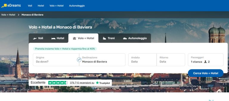 Volo Hotel Natale Monaco di Baviera