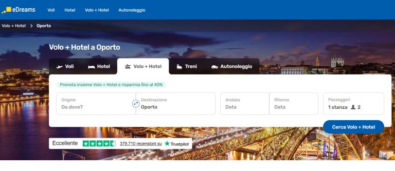 Volo Hotel Natale Porto