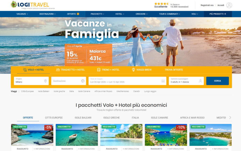 Cosa sono i pacchetti vacanza